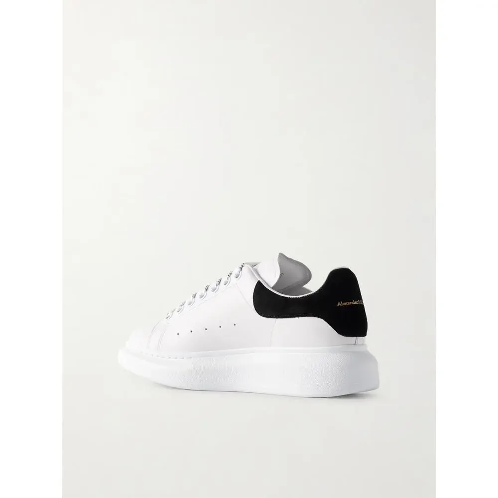 Alexander McQueen Leather Low-Top Leather Sneakers - 6.5